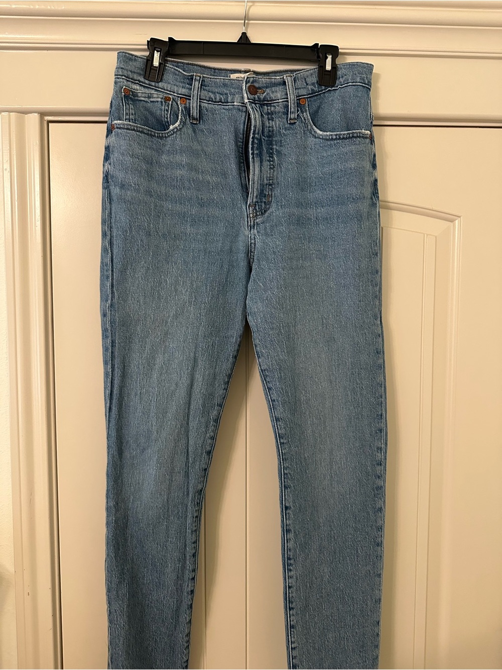 Madewell Medium Wash Straight-Leg Jeans